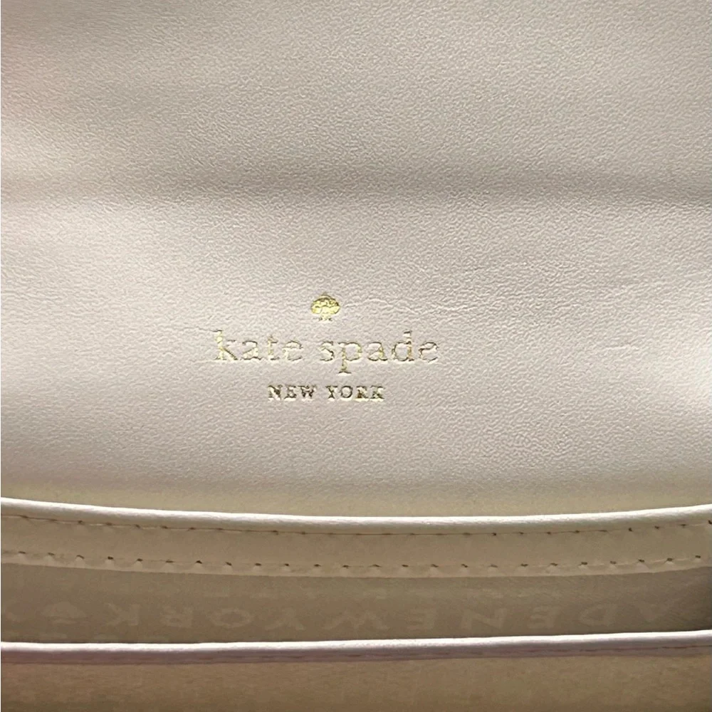 Kate Spade Cedar Street Aqua Blue Small Bi-fold Wallet 4.5” x 3.5” - Picture 10 of 11